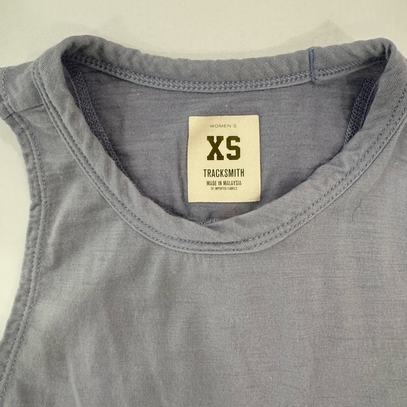 EUC Tracksmith Harrier Tank - Blue Grey - Picture 2 of 5